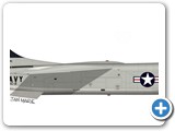 USN F-8K VC-2 NAS Oceana
